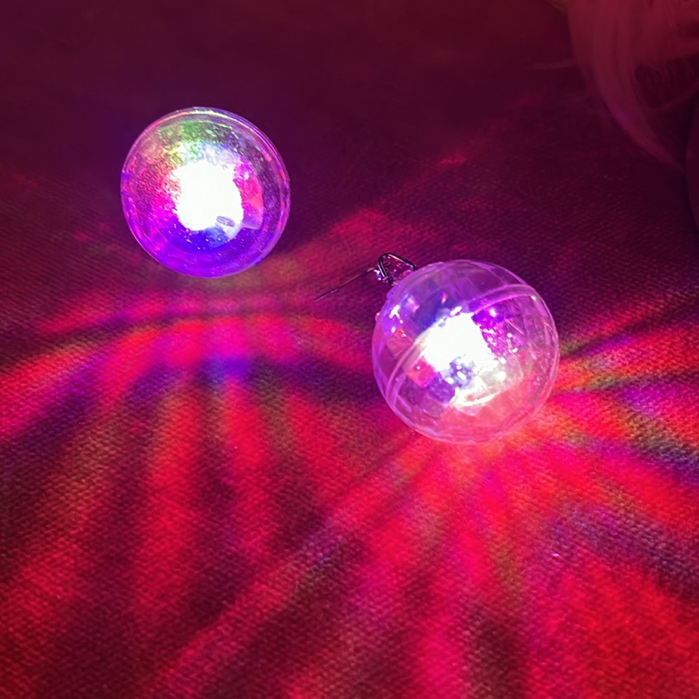 New Psychedelic Disco Earrings